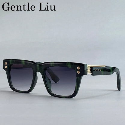 Polarized Square Punk Sunglasses Men UV400