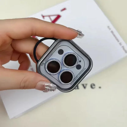 2-3Pcs Diamond Camera Lens Protector For IPhone.