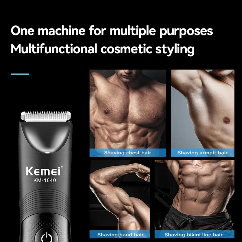 Kemei Electric Groin Ball Hair Trimmer.