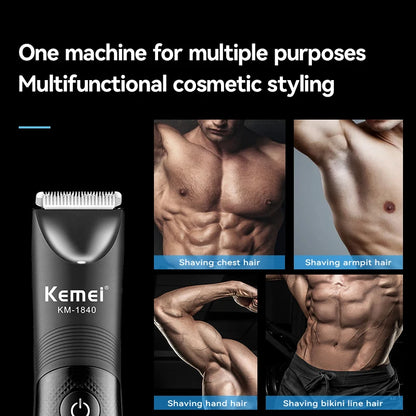 Kemei Electric Groin Ball Hair Trimmer.
