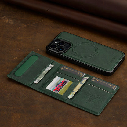 2 In 1 Detachable Magnetic Leather Case For iPhone