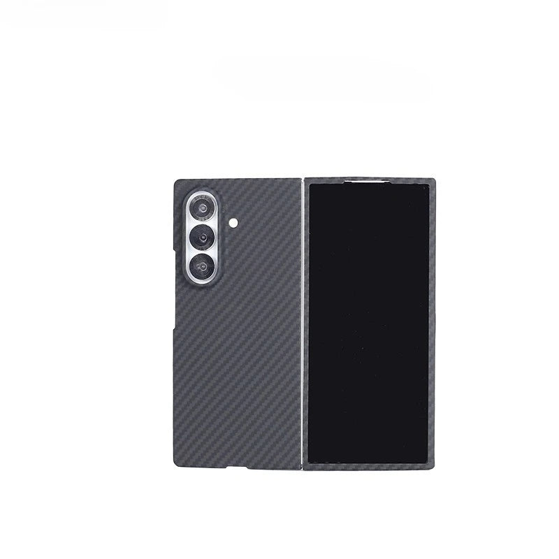 Galaxy Z Fold 7 Shockproof Carbon Fiber Business Phone Case.