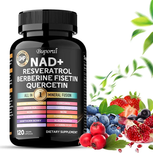 NAD+ Resveratrol Complex – Cellular Health & Anti-Aging Formula (1000 mg)