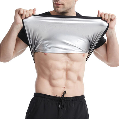 Men’s Sauna Suit Sweat Heat Trapping Workout Vest.