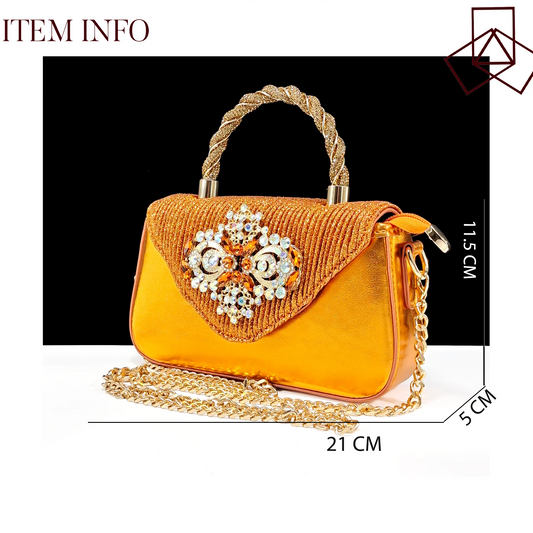 Women High Heels Sandal With Bag Set. Hot Selling INS Pointed-Toe Luxury Style.For Wedding Party