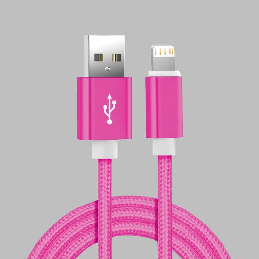 Metal Braided USB IPhone Charger Cable for iPhone.