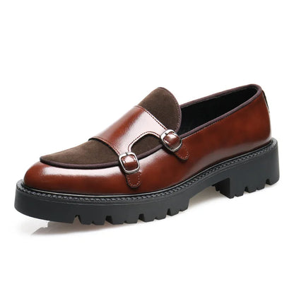 Men's Casual Leather Shoes. British Style Loafers.