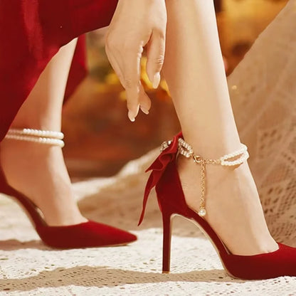 bridal high heel pumps luxury design