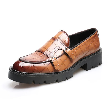 Men's Casual Leather Shoes. British Style Loafers.