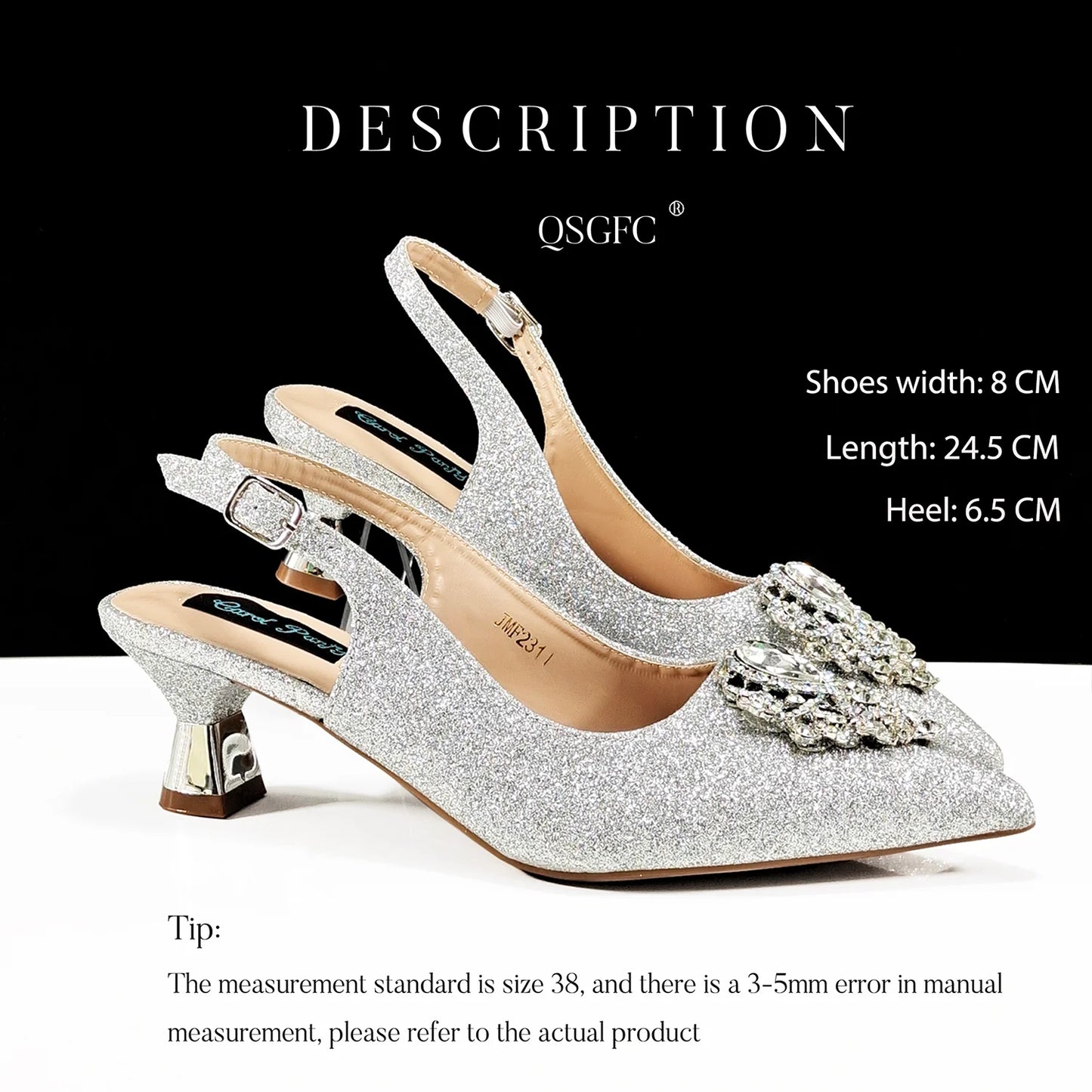 Women High Heels Sandal With Bag Set. Hot Selling INS Pointed-Toe Luxury Style.For Wedding Party