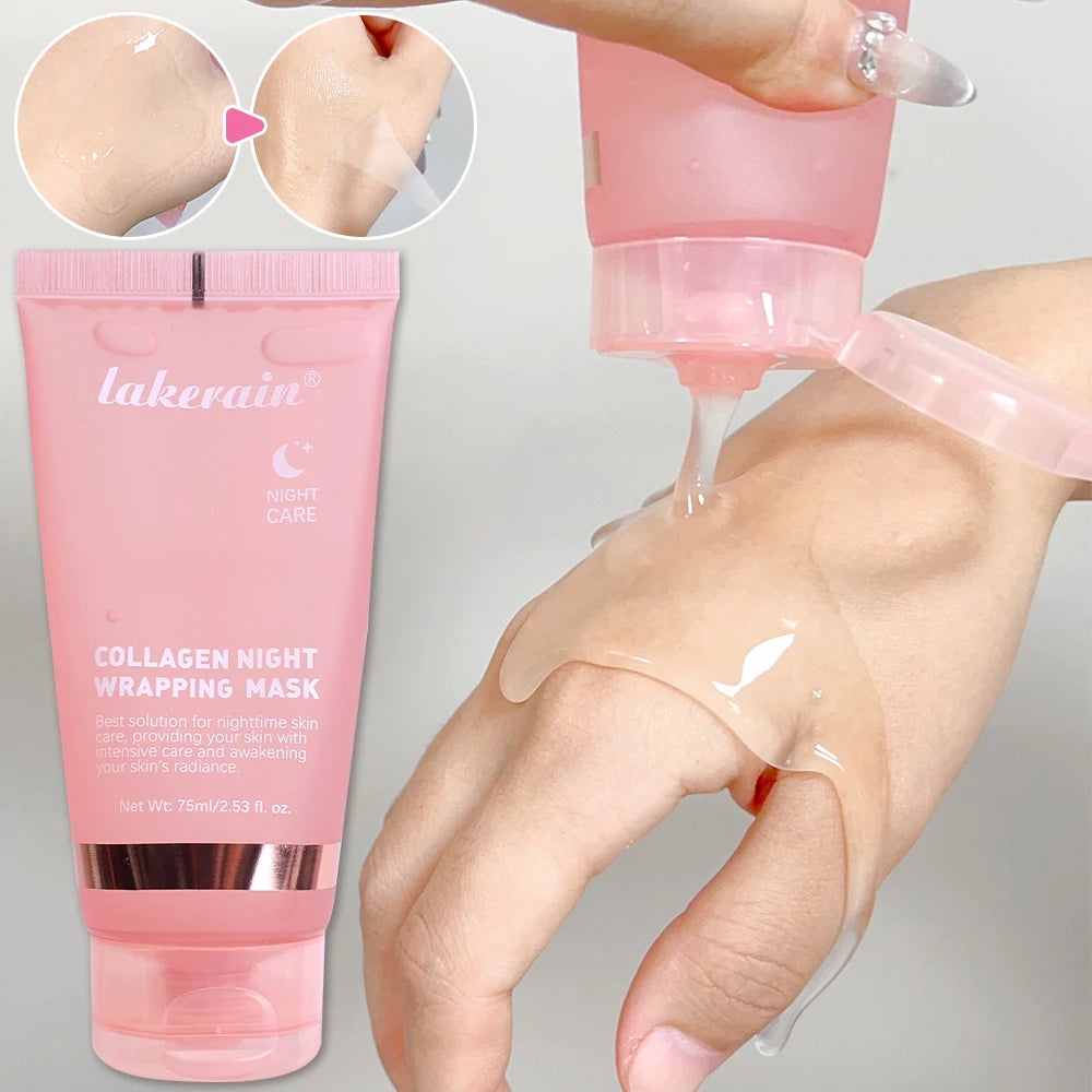 Night Collagen Peel off Wrapping Mask for All Skin Types - BLAKESTORE-NG