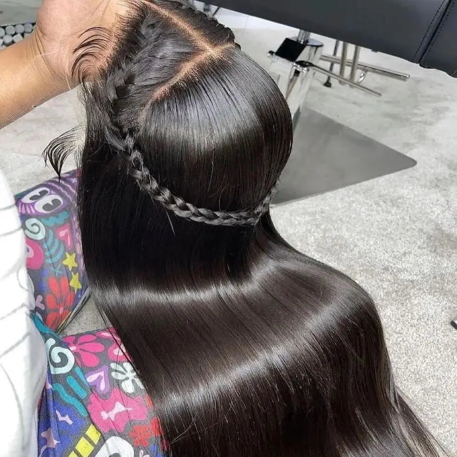 100% Human Hair Wigs Lace Wig HD For Women. - BLAKESTORE-NG