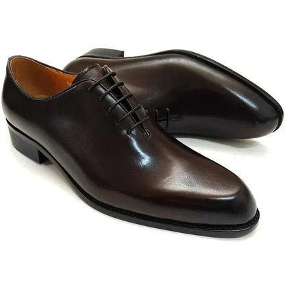 New Men's Leather Shoes Handmade High Quality.