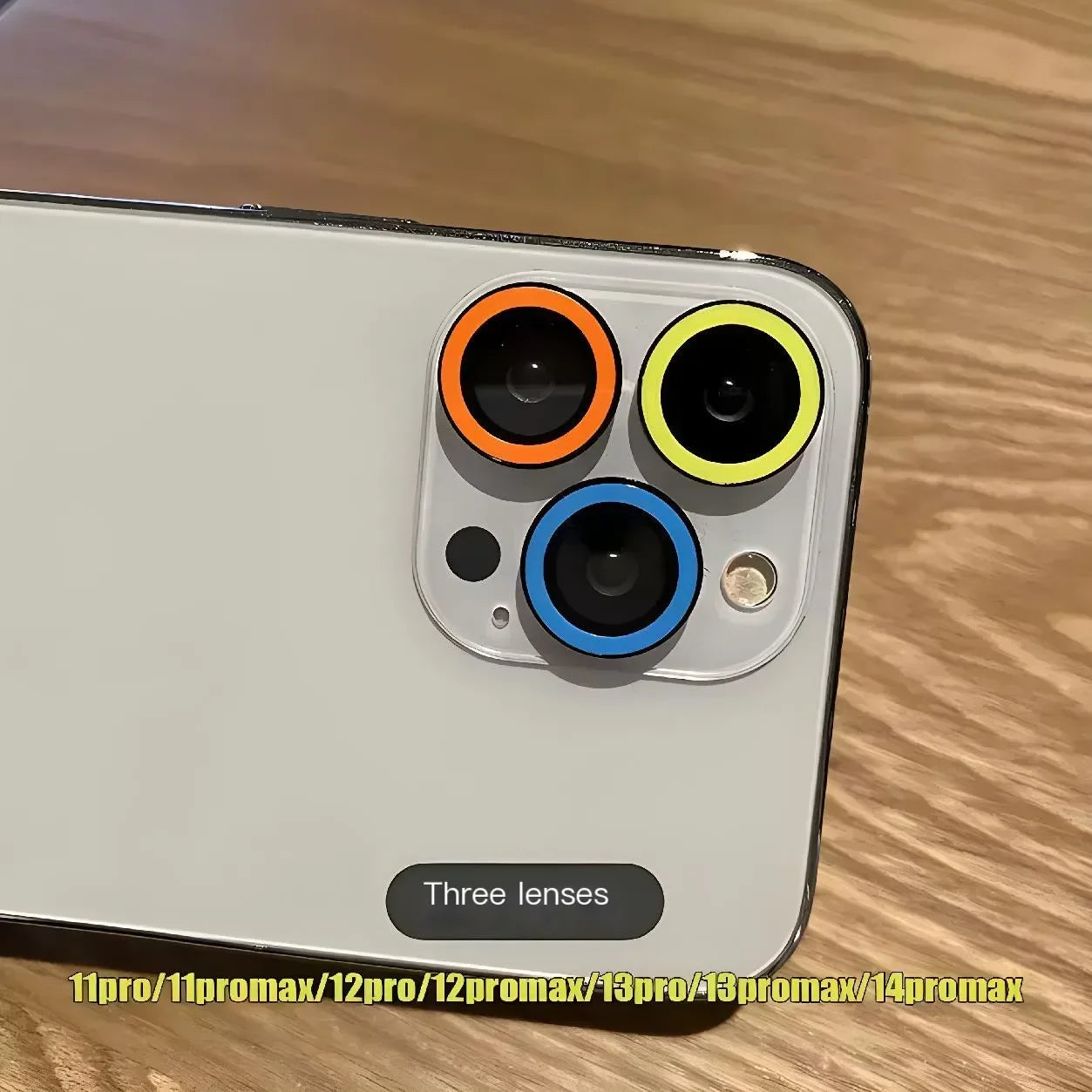 2-3Pcs Luminous Ceramic Camera Protector Film For IPhone.