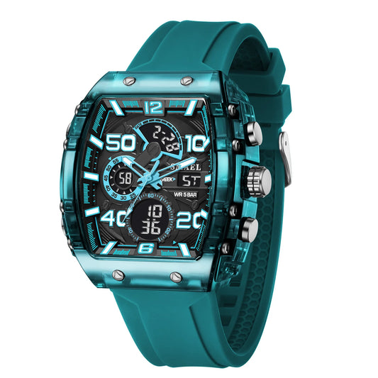 SMAEL 8109 Men’s Electronic Watch | Dual Display Waterproof Luminous