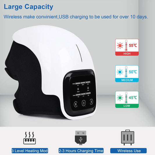Knee Massager with Infrared Heat and Vibration. - BLAKESTORE-NG