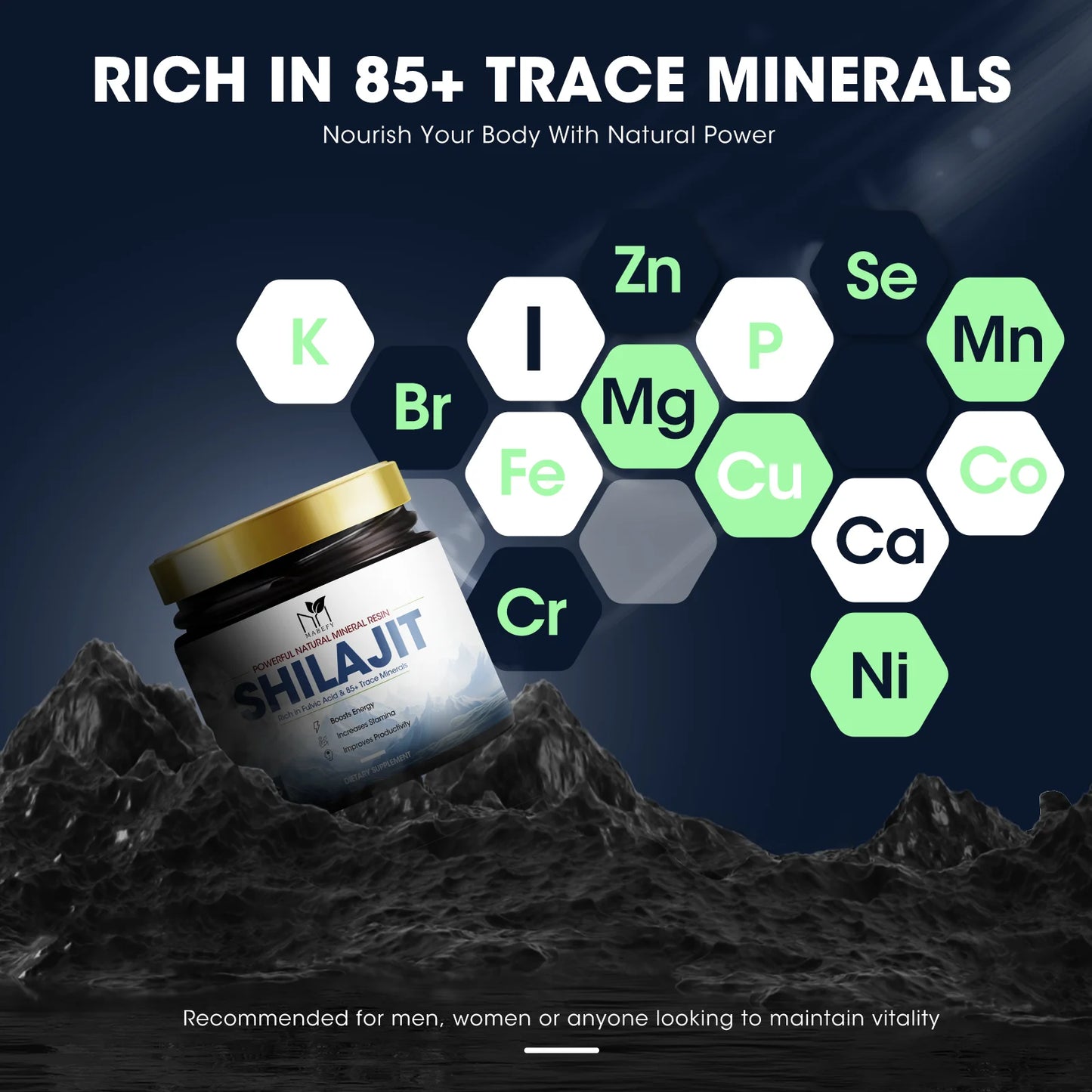 Shilajit Pure Himalayan Organic Resin For Energy.