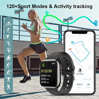 Men Smartwatch NFC GPS Tracker with  320*385 HD Screen. - BLAKESTORE-NG
