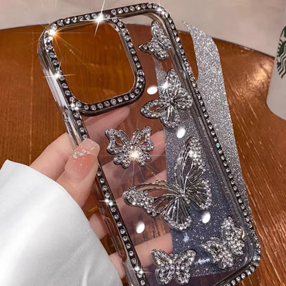 3D Butterfly Shiny Case For iPhone.