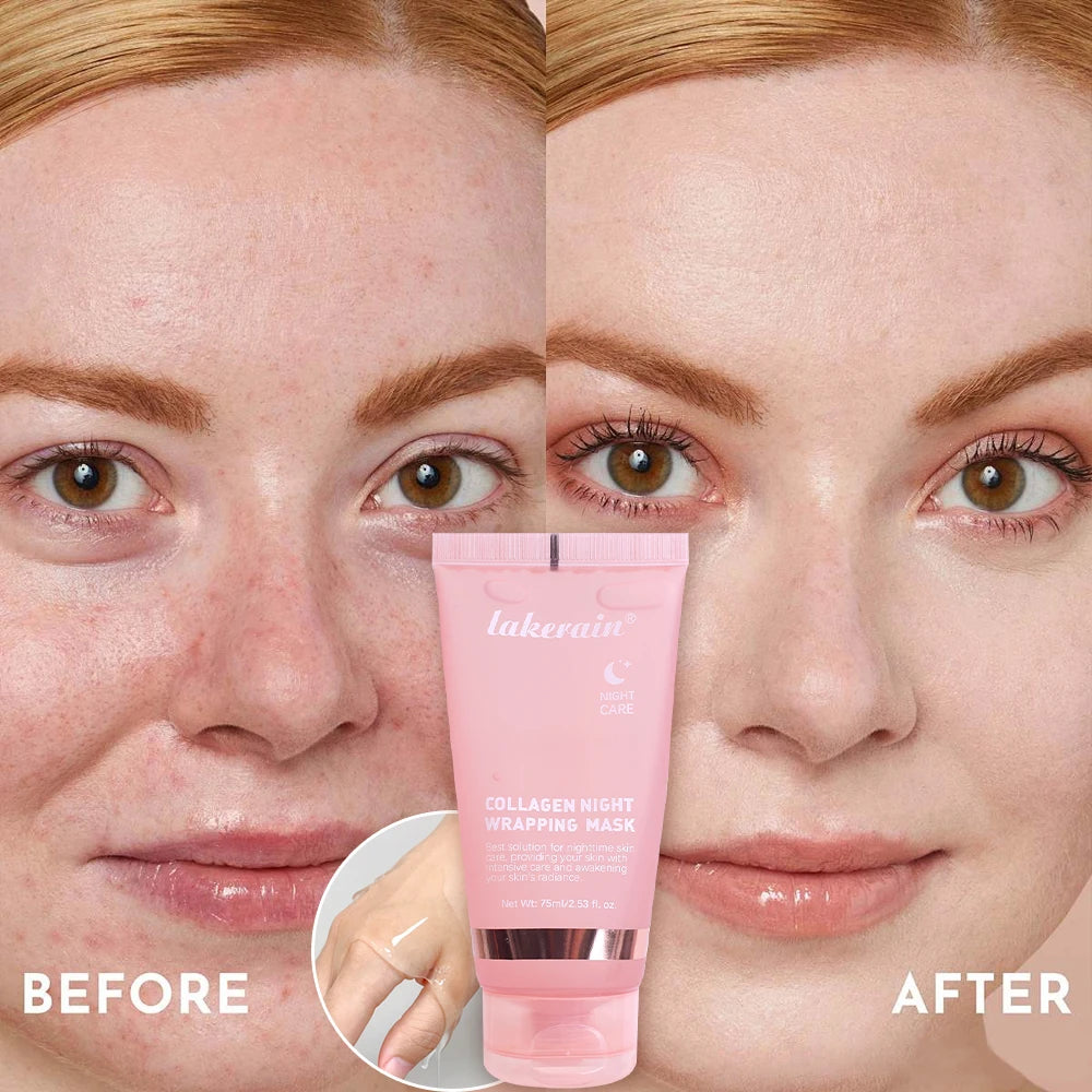 Night Collagen Peel off Wrapping Mask for All Skin Types - BLAKESTORE-NG