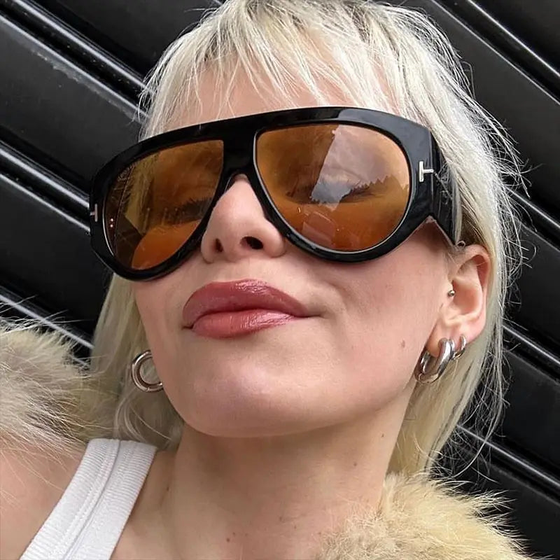Trend Oversized Pilot Sunglasses.