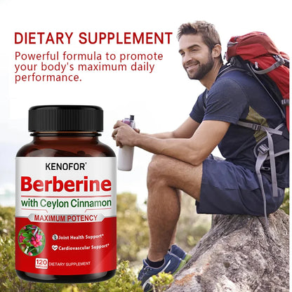 Berberine and Ceylon Cinnamon - Supports joints and cardiovascular system.