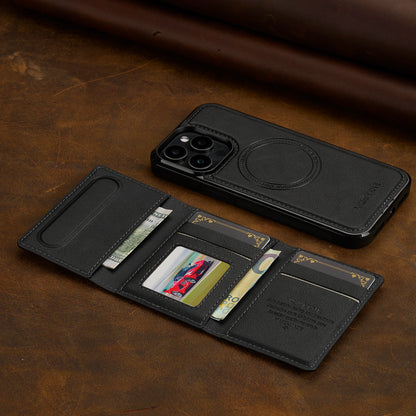 2 In 1 Detachable Magnetic Leather Case For iPhone