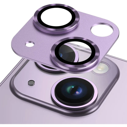 Metal Tempered Glass Camera Lens Protector Film Cover For iPhone.
