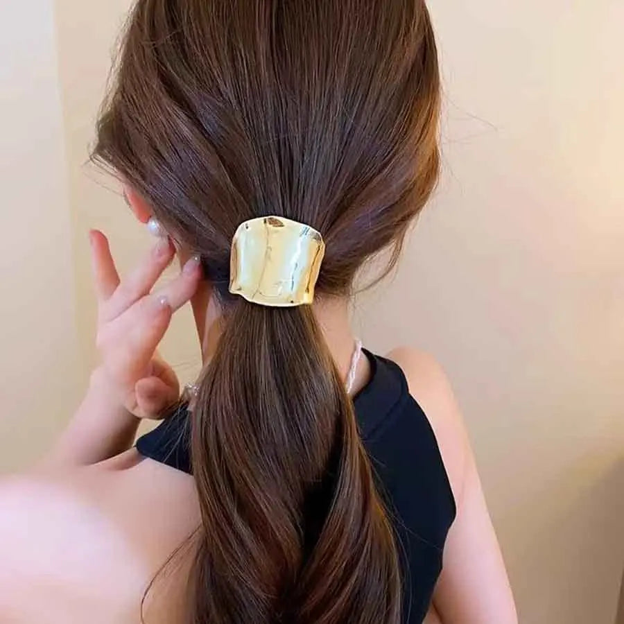 Retro Metal Bright Hair Ring Hair Accessories.