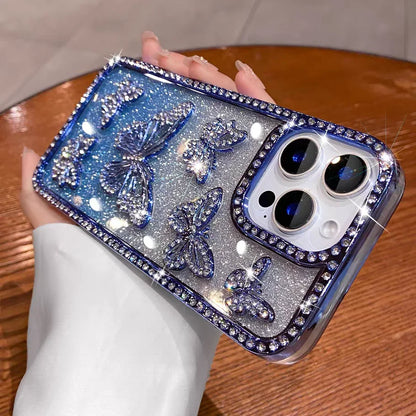 3D Butterfly Shiny Case For iPhone.
