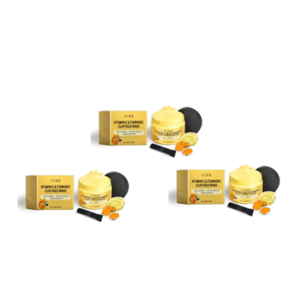 Turmeric VitaminC Clay Deep Cleansing Facial Mask.
