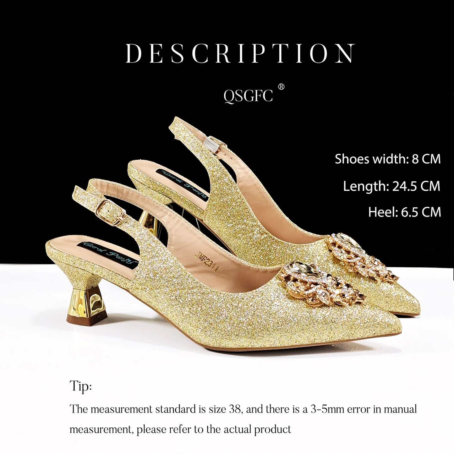 Women High Heels Sandal With Bag Set. Hot Selling INS Pointed-Toe Luxury Style.For Wedding Party
