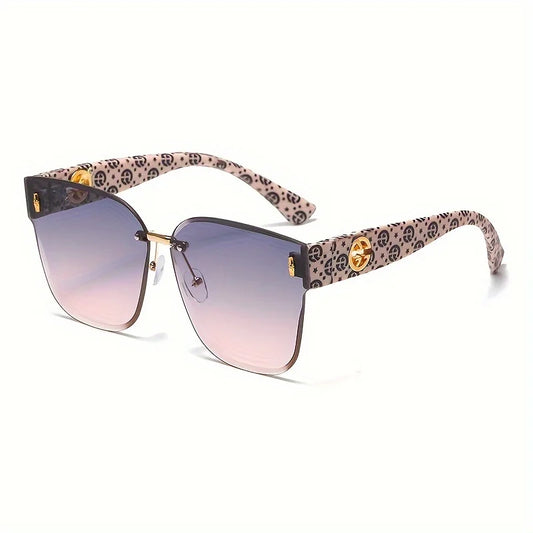 Luxury Women Sunglasses Large Frame UV Resistant.