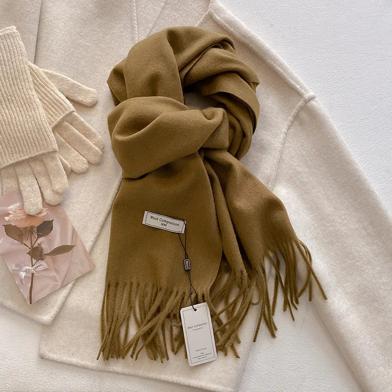 Winter Wool Scarf For Women