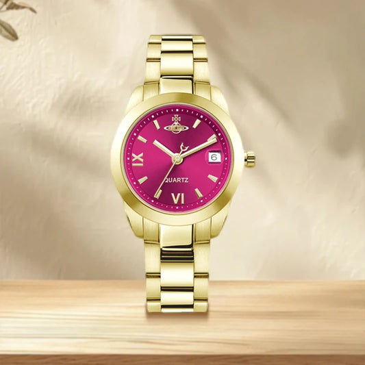 SUNMATE Luxury Women’s Watch | Stylish Waterproof Quartz Timepiece
