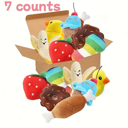 7-piece set of Puppy sound Toys.