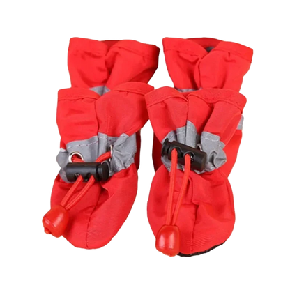 4pcs/set Waterproof Pet Dog Shoes.