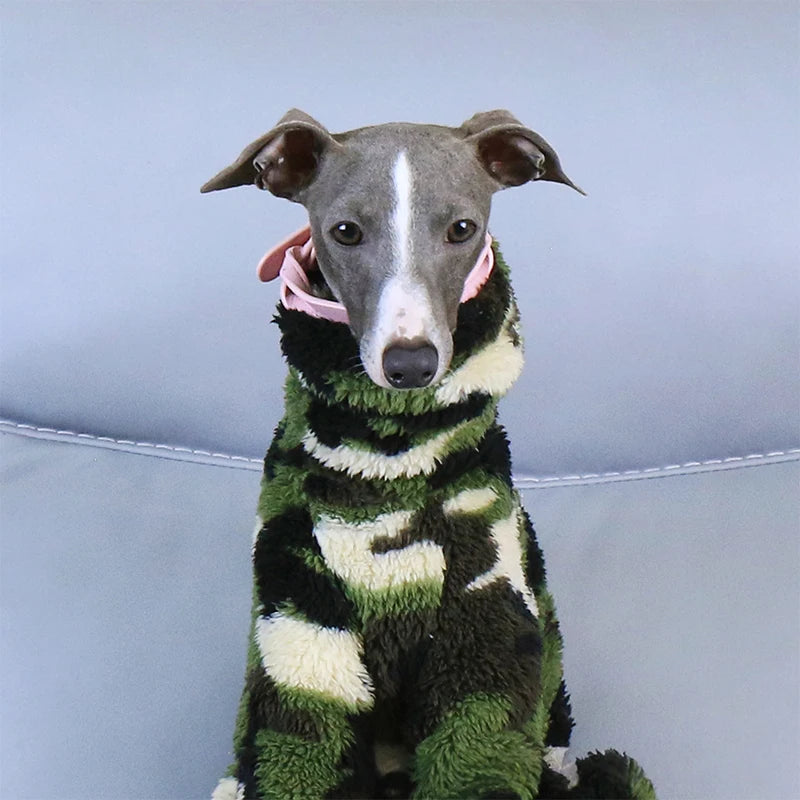 soft fleece dog clothing for whippet italian greyhound