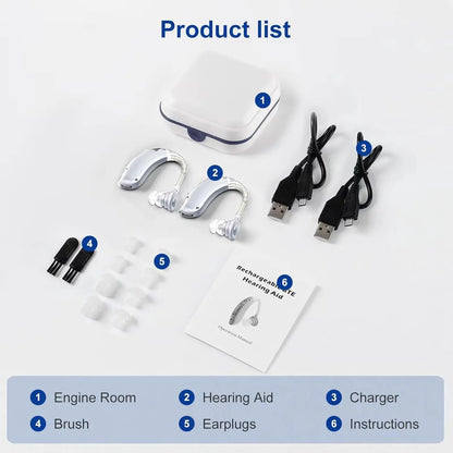 Rechargeable Digital Hearing Aid. - BLAKESTORE-NG