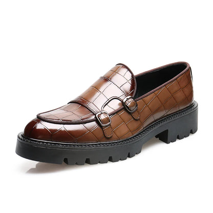 Men's Casual Leather Shoes. British Style Loafers.