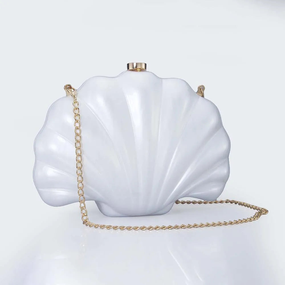 Acrylic Shell Ladies Clutch Purse.