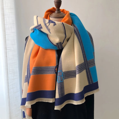 NEW Luxury Winter Thick Warm Scarf .