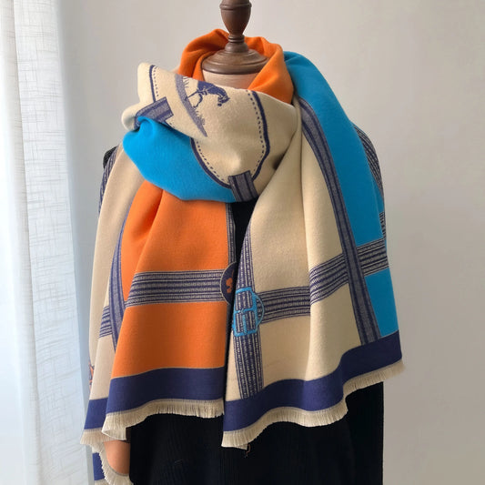 NEW Luxury Winter Thick Warm Scarf .