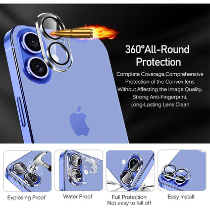 4PCS Camera Lens Screen Protector for iPhone 16 Plus and 16 pro.