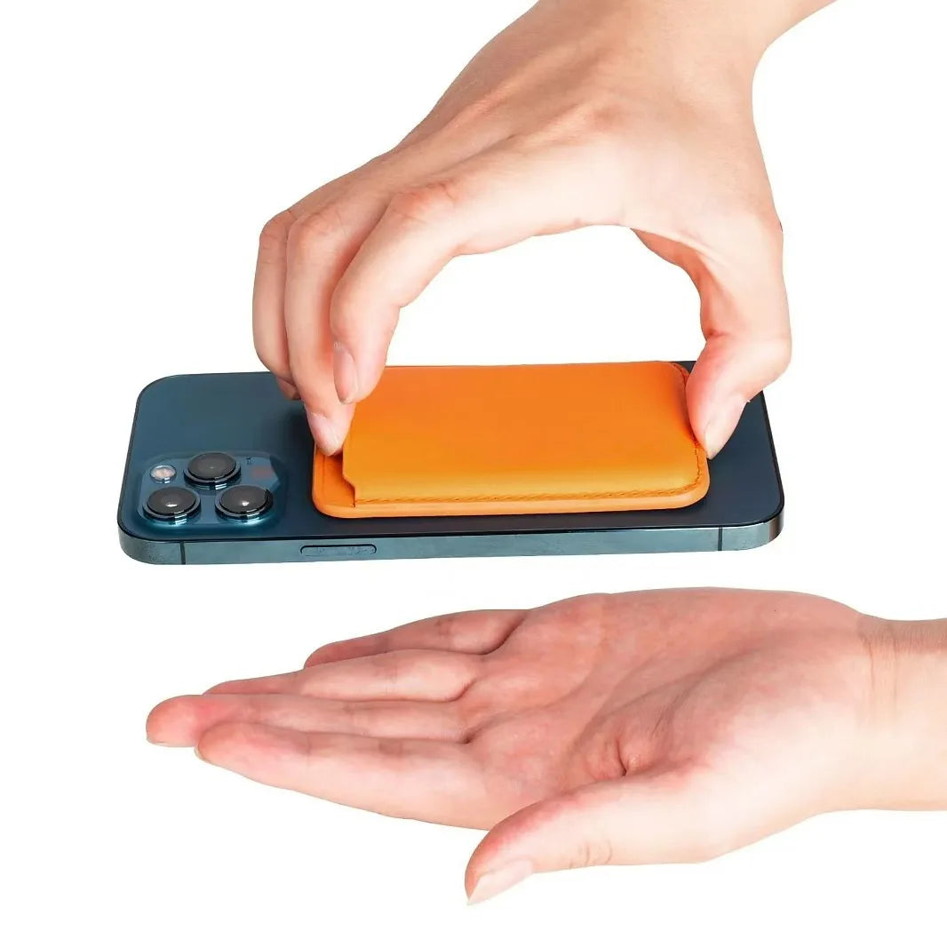 Leather Wallet Case For iPhone.