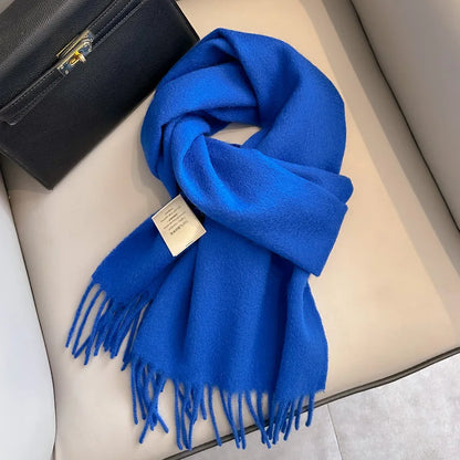 Winter Narrow Scarf- 100% Wool