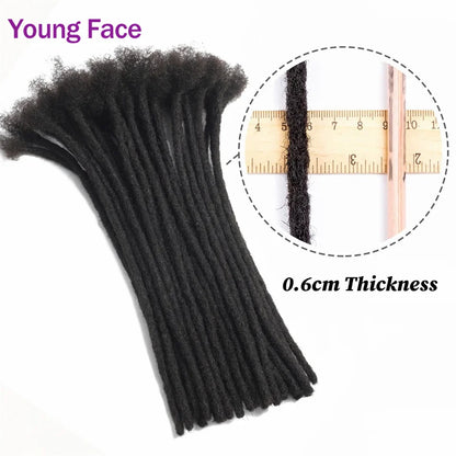 Dreadlock Extensions Real Human Hair.