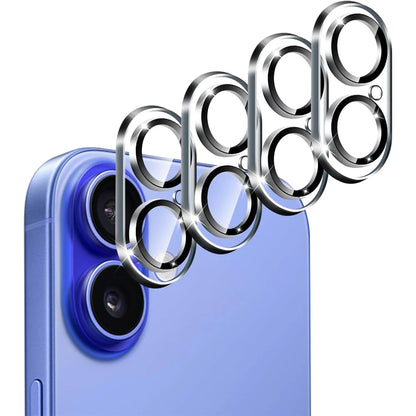 4PCS Camera Lens Screen Protector for iPhone 16 Plus and 16 pro.