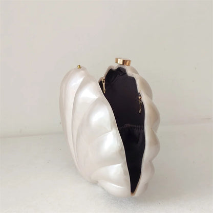 Acrylic Shell Ladies Clutch Purse.