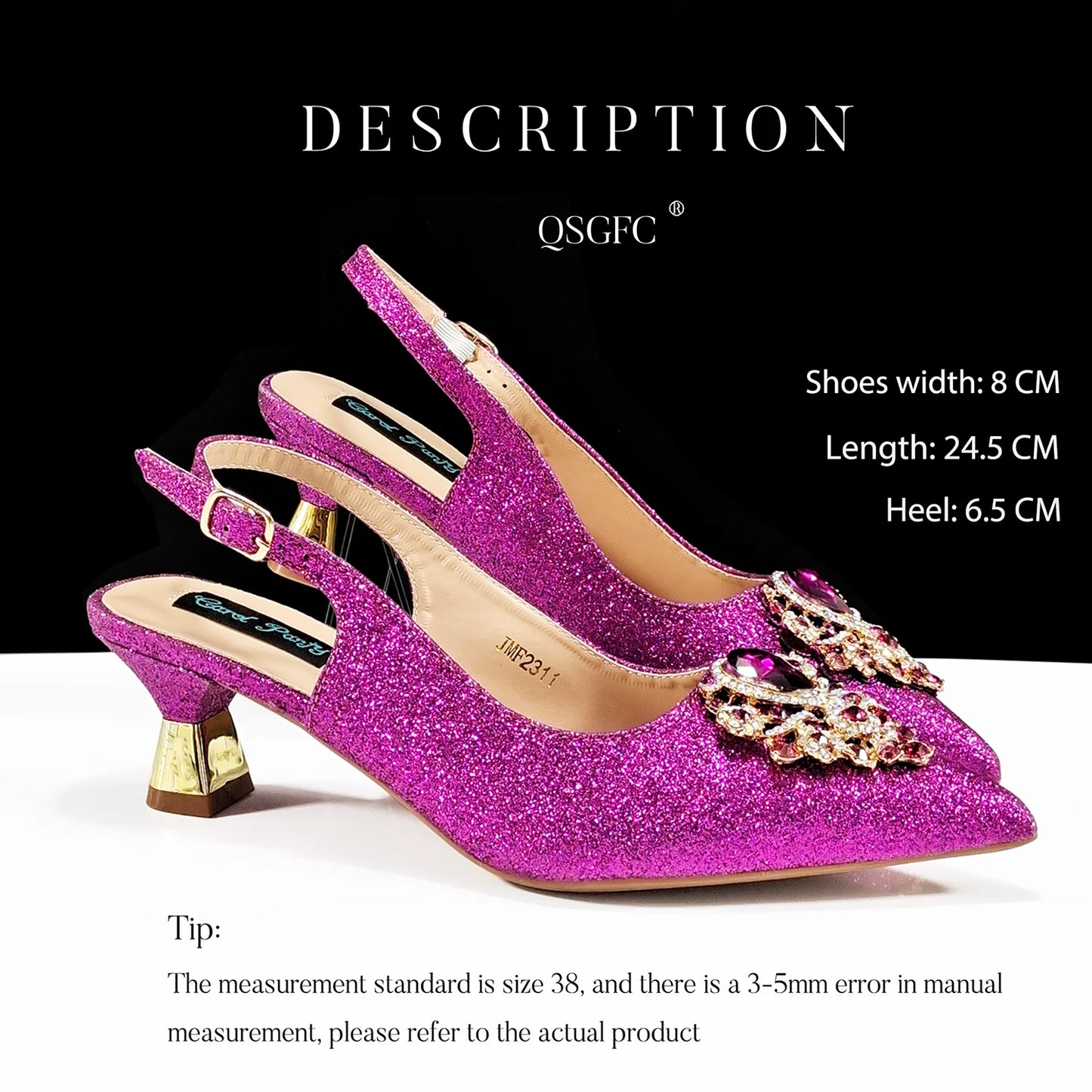Women High Heels Sandal With Bag Set. Hot Selling INS Pointed-Toe Luxury Style.For Wedding Party